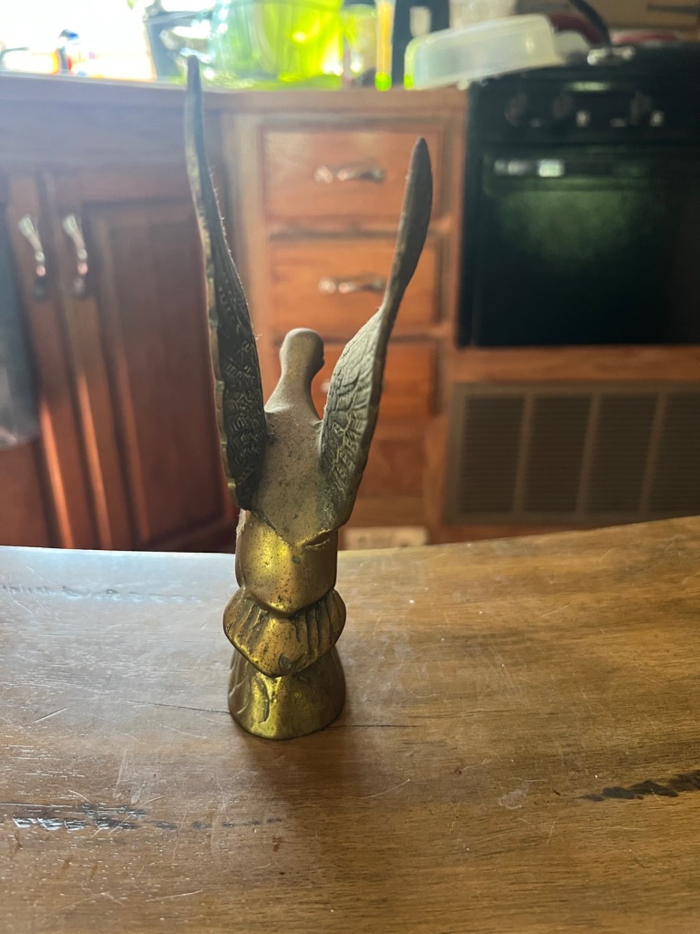 Vintage Brass Duck Sculpture - Decorative Home Art - Picture 2 of 7